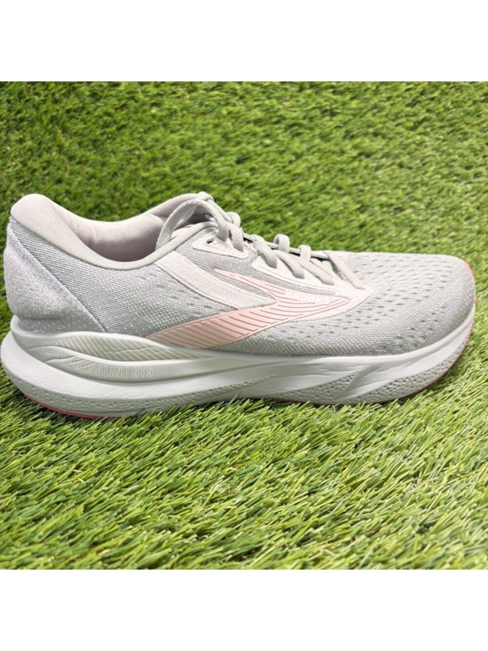 Brooks Adrenaline GTS 24 Womens Size 9 Gray Athletic Running Shoes Sneakers